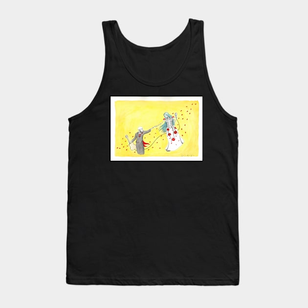 Cest La Mort Tank Top by AnalogArtByAdam